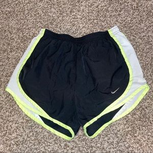 Nike Running Shorts Neon Yellow+Black XS